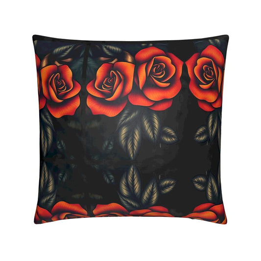 R&RH Burnt Orange Roses Cushions