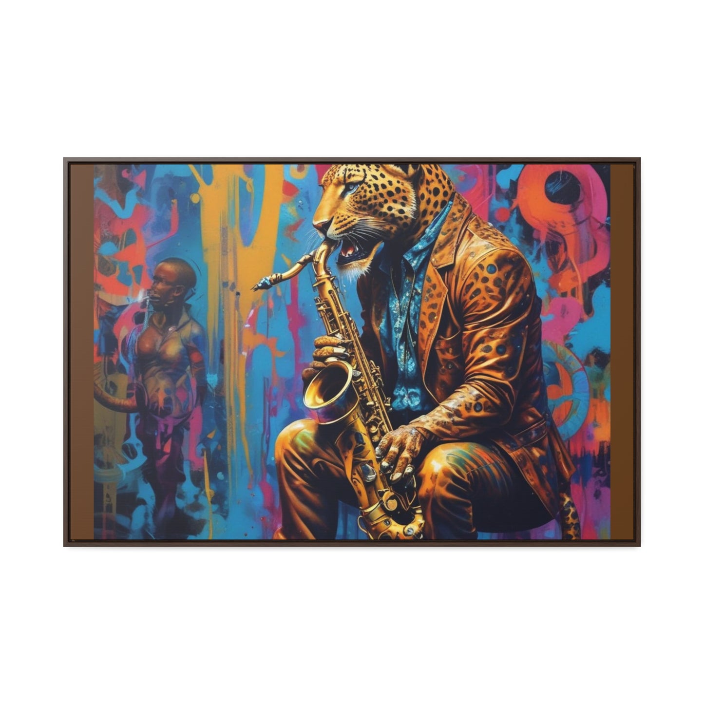 RRH Leopard Jazz Band Canvas