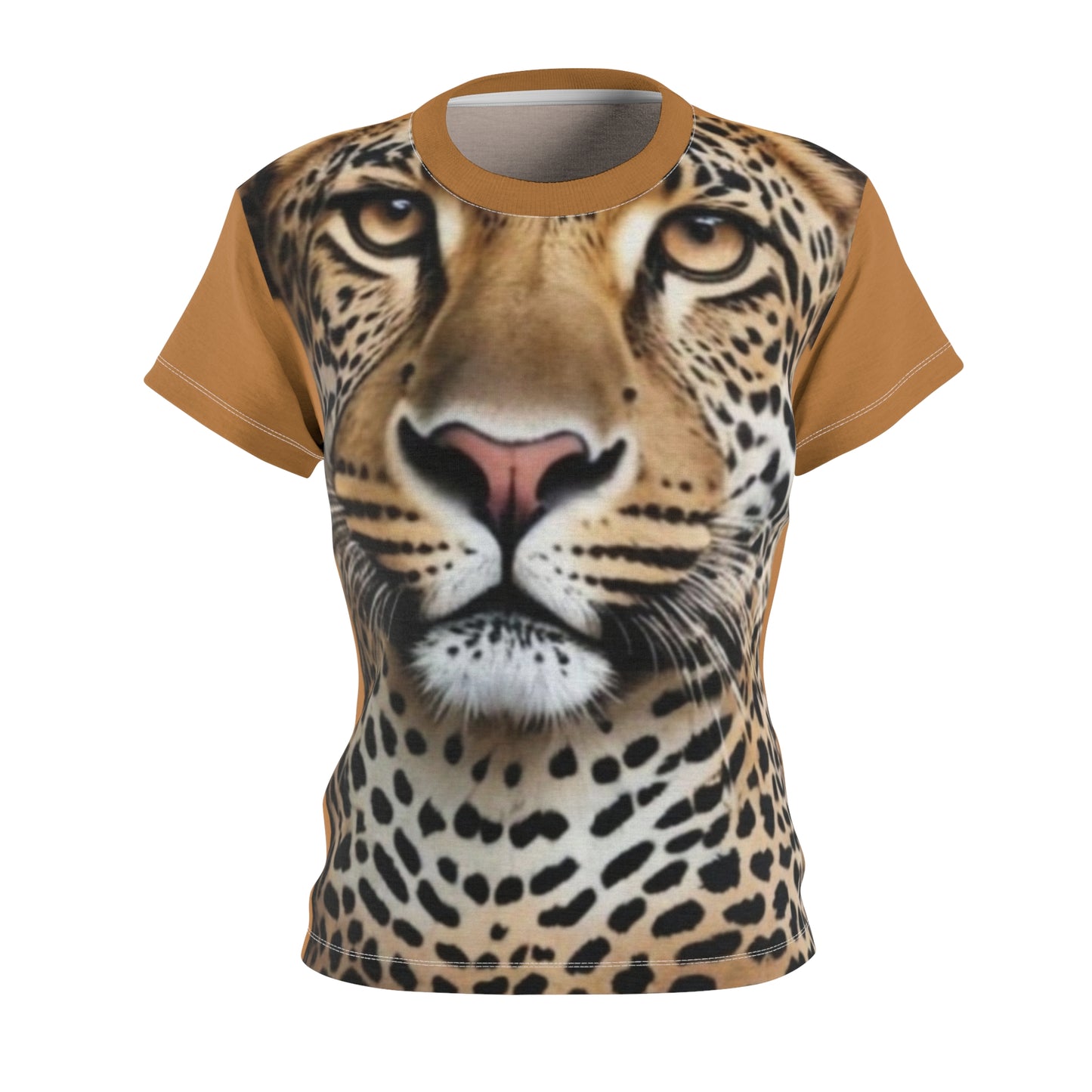 R&RH Women's Leopard Brown T-shirt