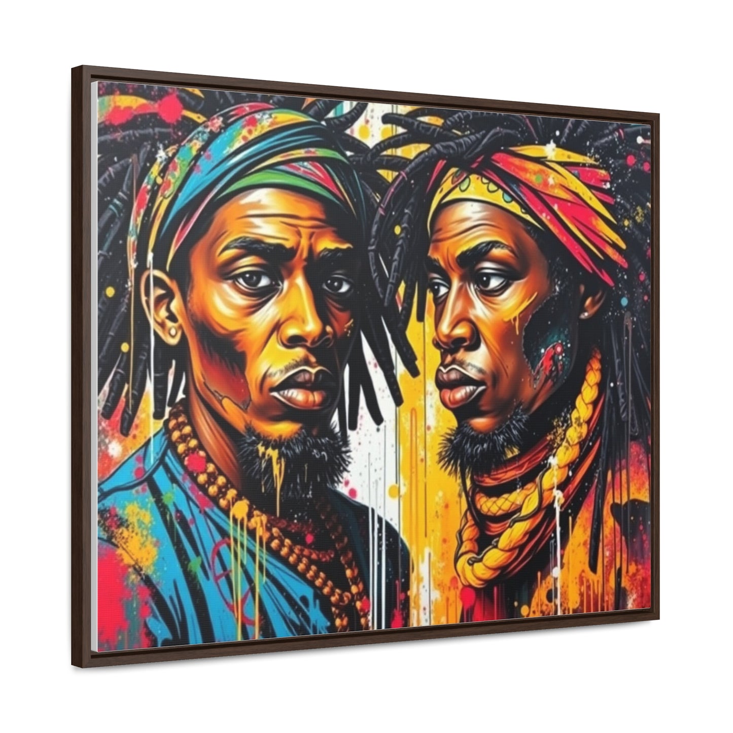 R&RH Cultural Art Gallery Canvas Wrap - Vibrant African Heritage