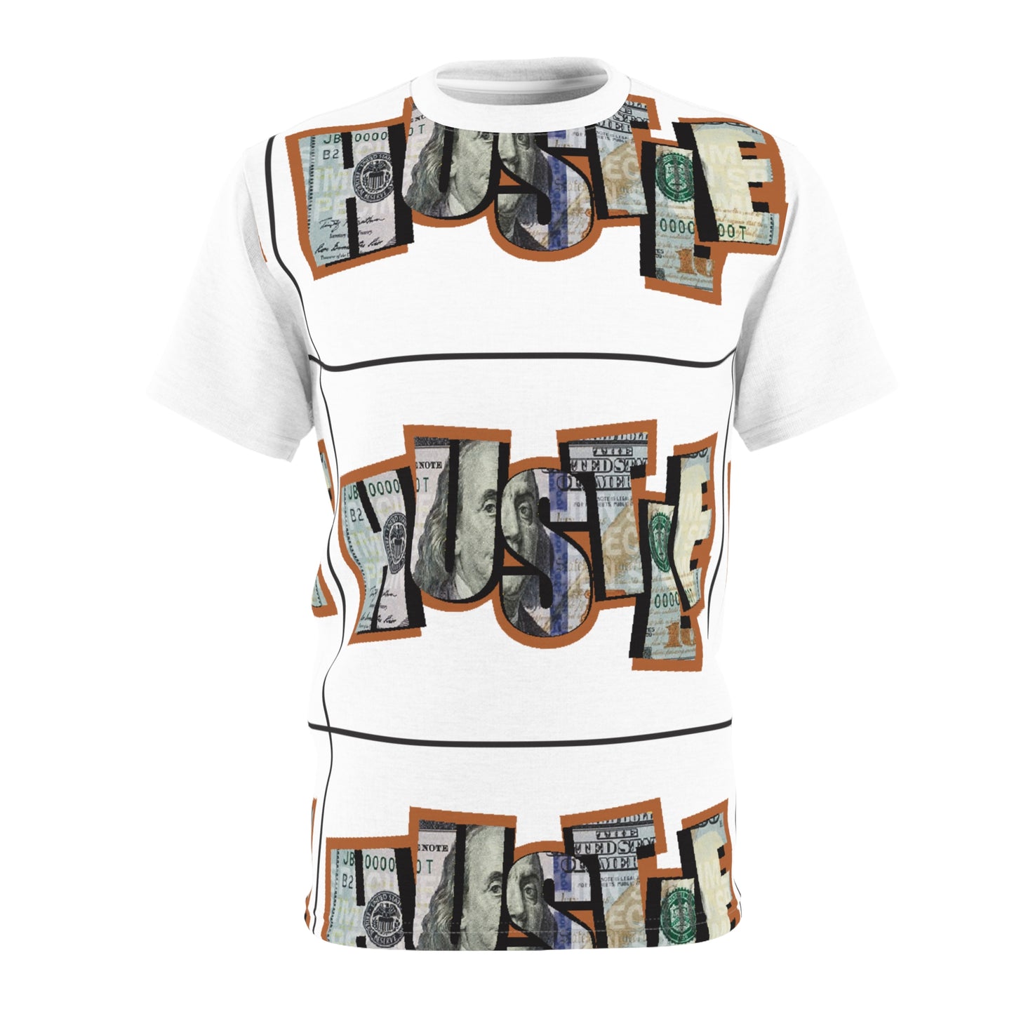 R&RH Money-Themed White Unisex Tee - Celebrate Justice and Style