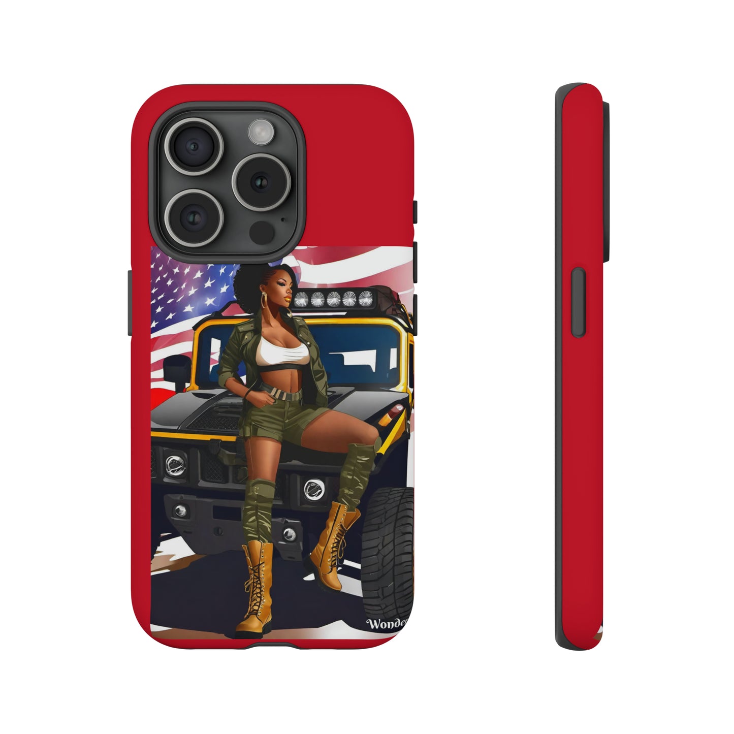 R_RH Army Woman Phone Cases