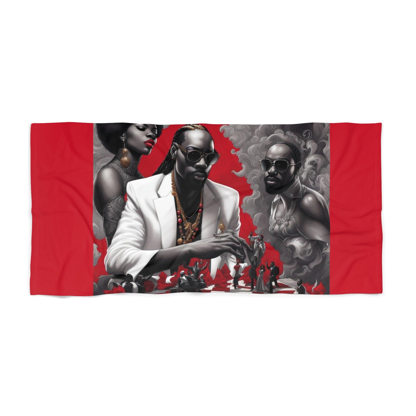 R&RH Red Beach Towel