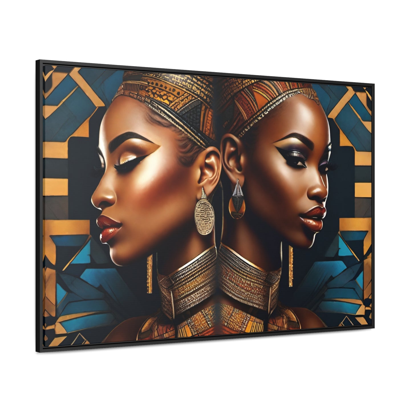 R&RH Twins Art Canvas Horizontal Frame