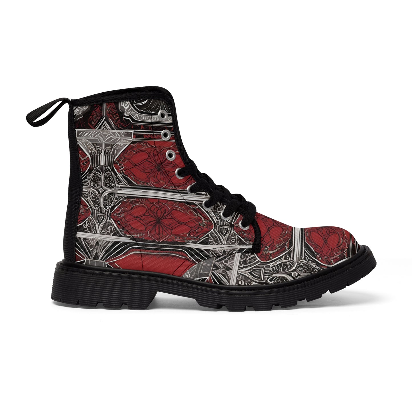 R&RH Men's Red Abstract Boots