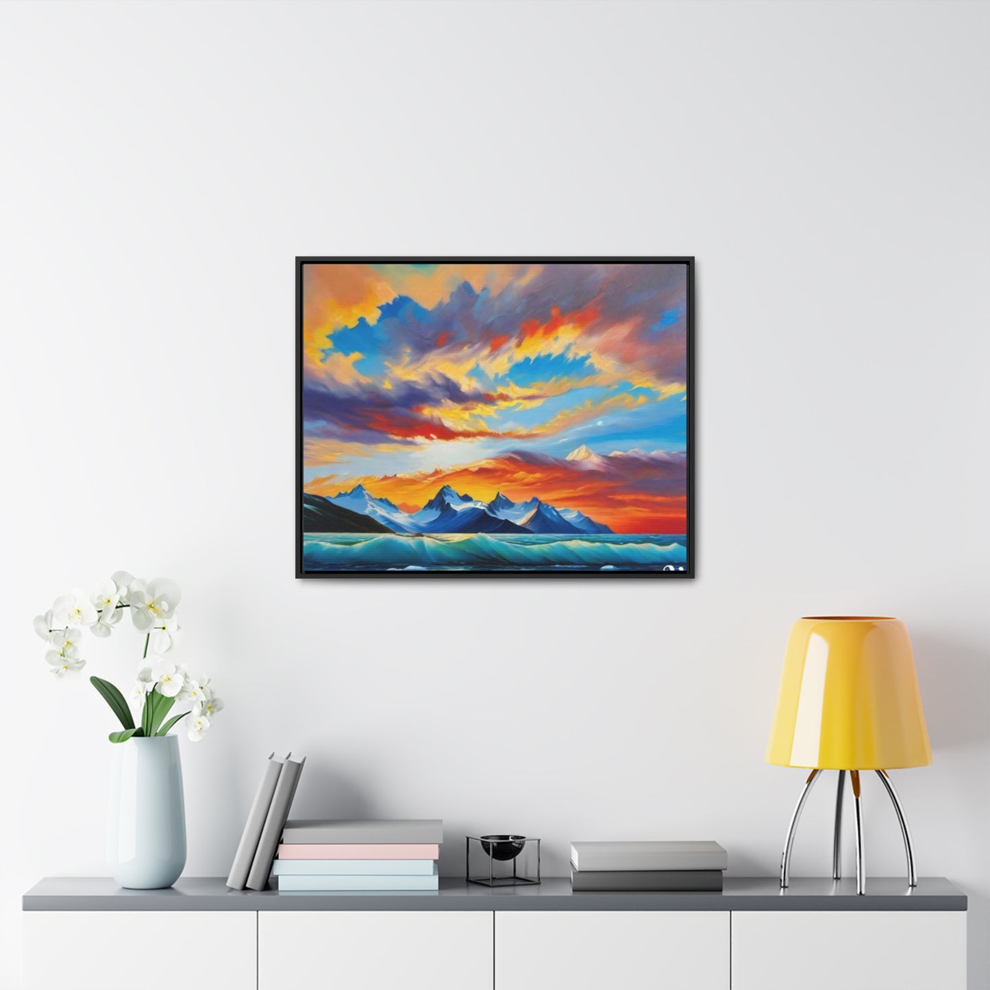 R_RH Glacier  Sky Gallery Canvas