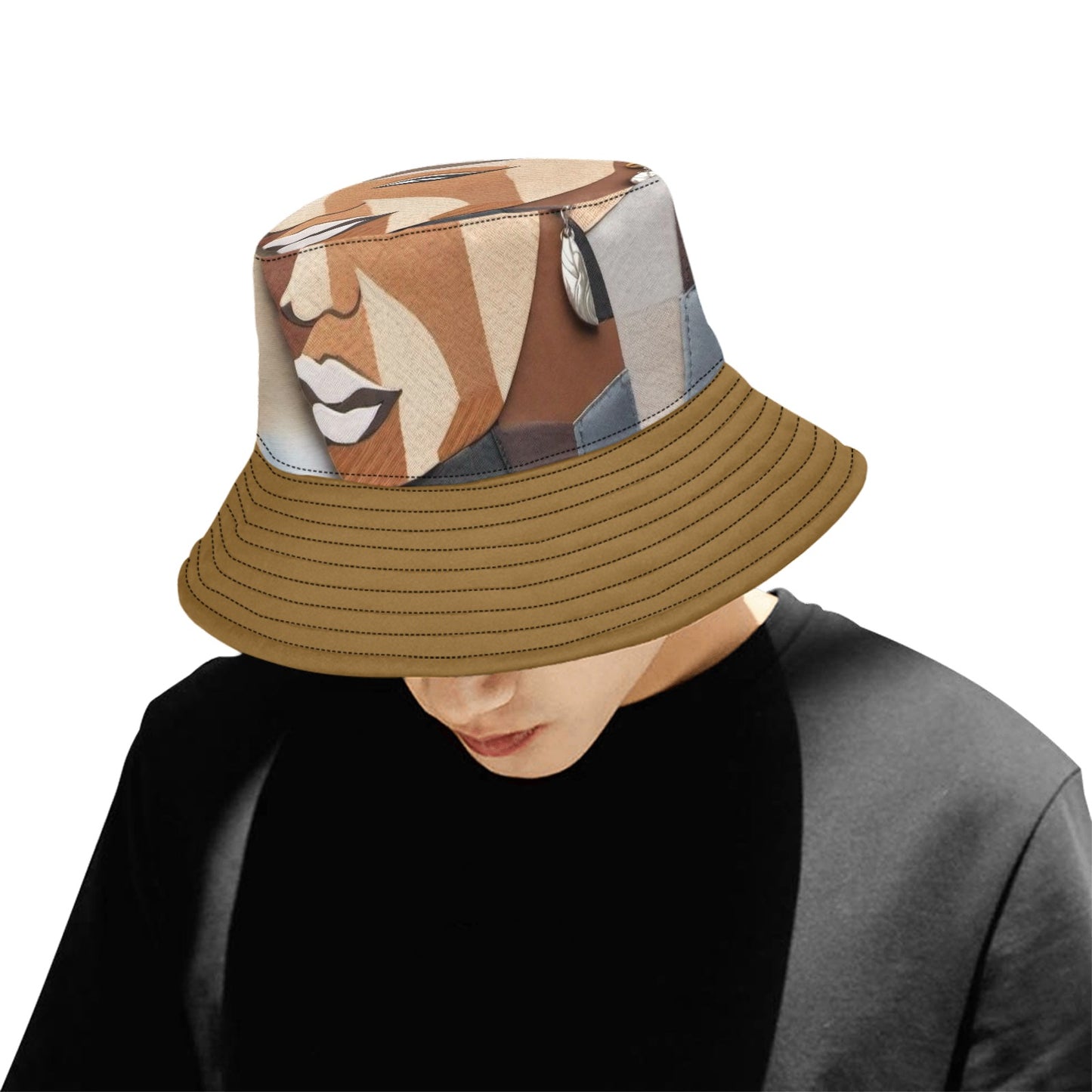 R&RH Designer Unisex Earthtone Bucket Hat Unisex Summer Bucket Hat - Rich and Rich Homeopportunities 