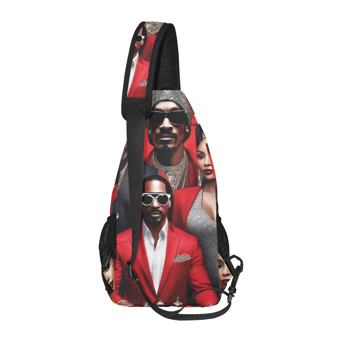 R&RH Red Caricature Red Chest Bag