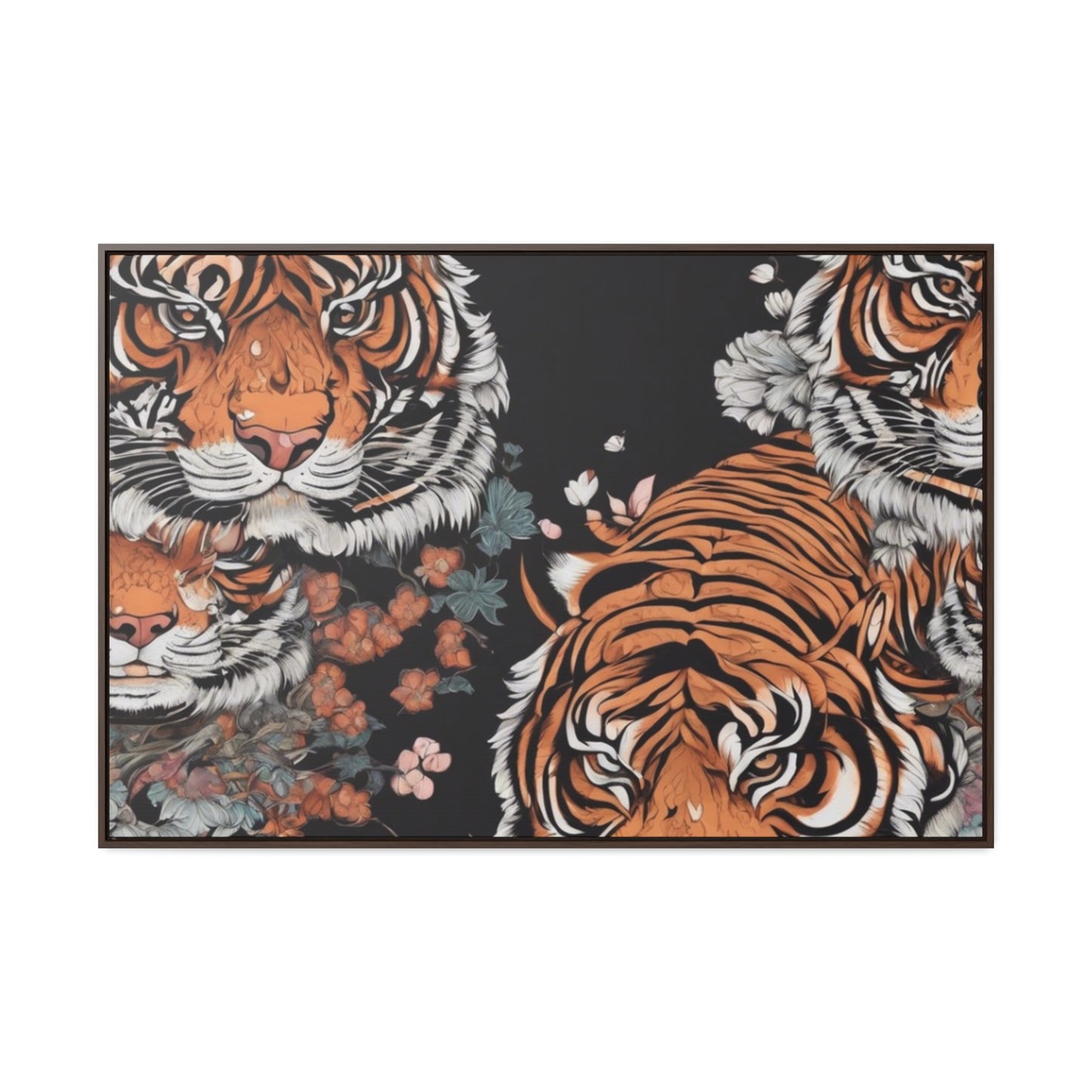 R&RH Vibrant Tiger Gallery Canvas Wrap - Nature-Inspired Wall Art for Home Décor