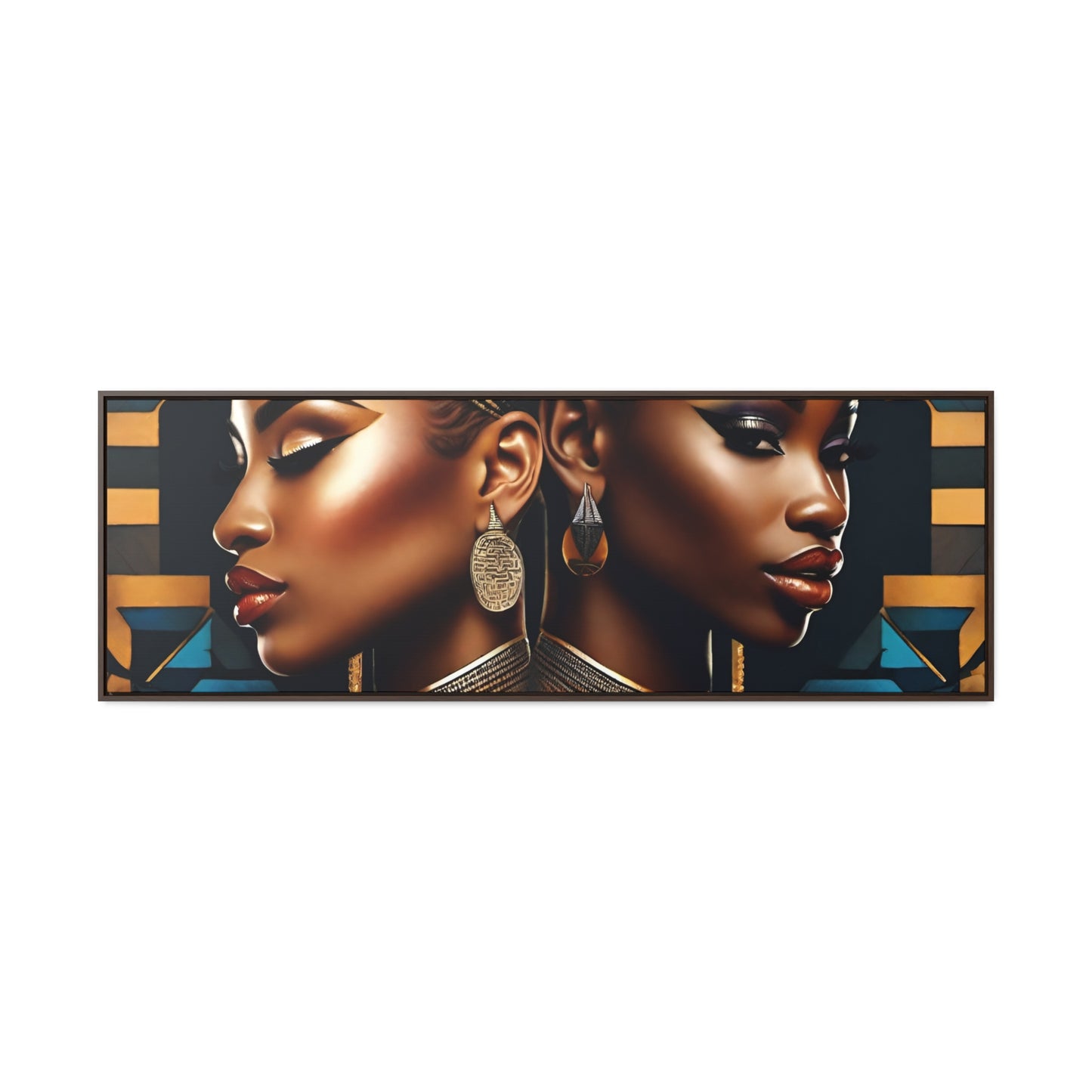 R&RH Twins Art Canvas Horizontal Frame