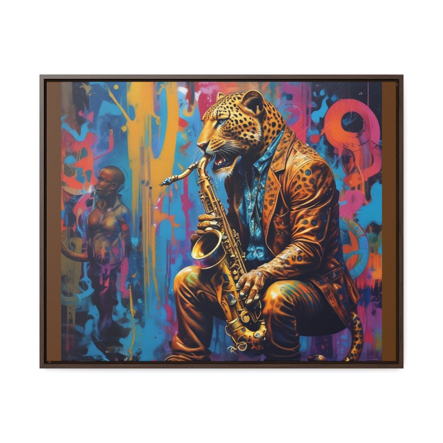 RRH Leopard Jazz Band Canvas