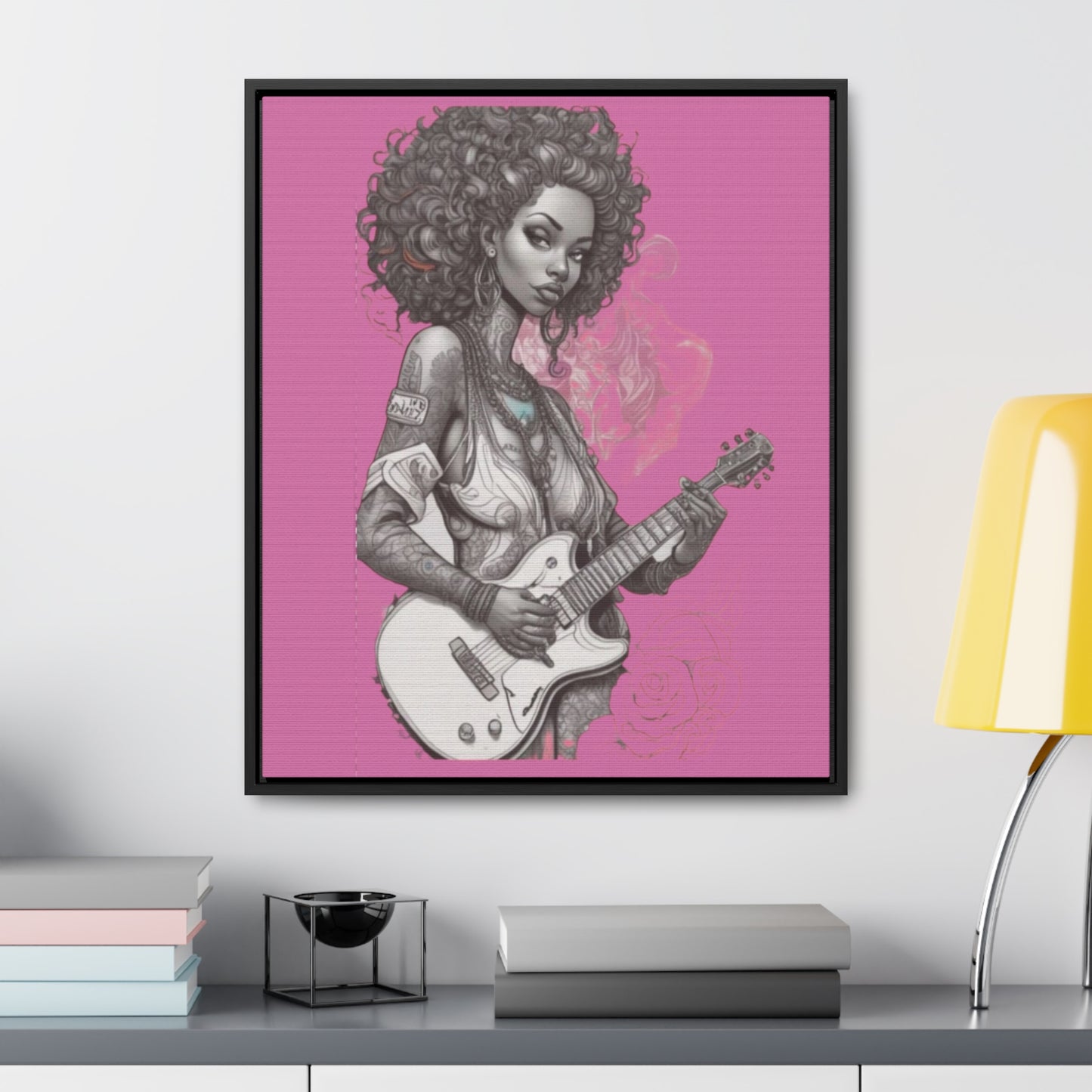 R&RH Guitar Girl Portrait Frame