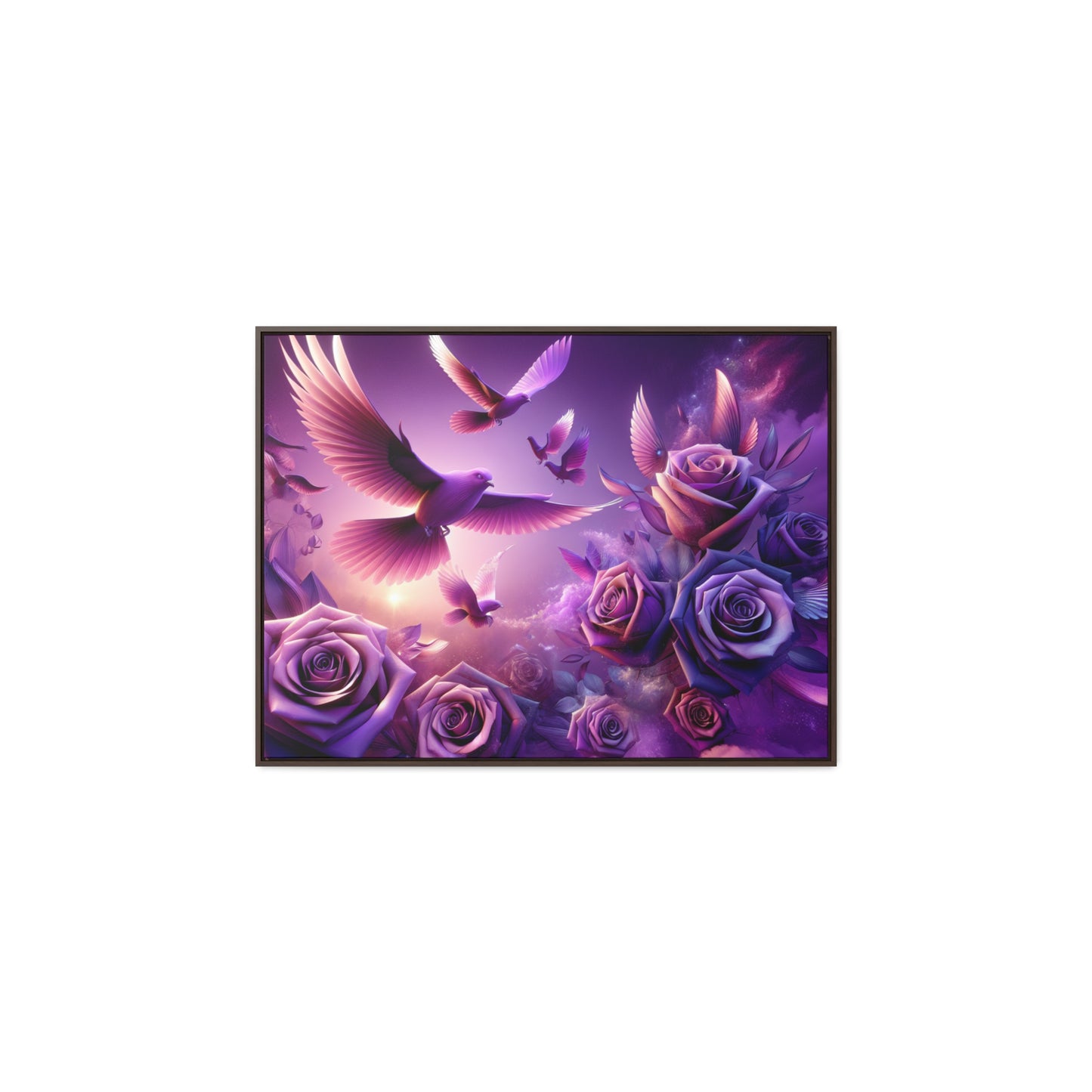 R&RH Flowery Birds Framed Painting