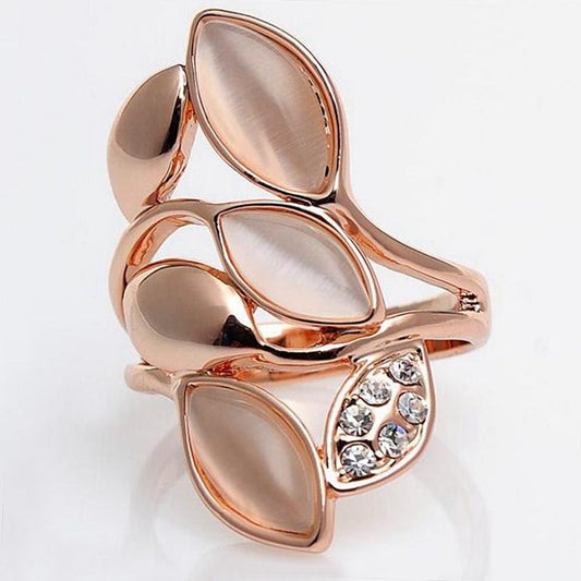 Angel Rose Gold Color Ring  For Women