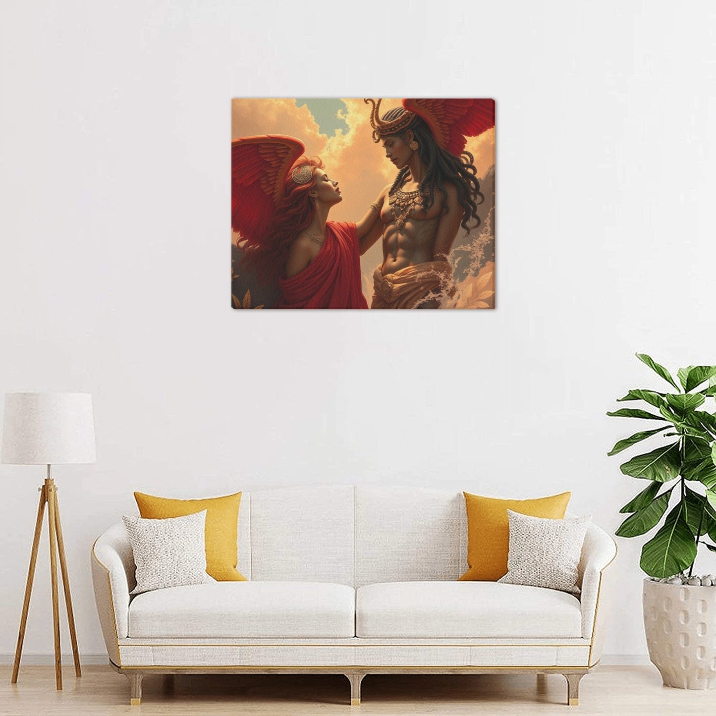 R&RH Greek Mythology Based  Designer Portrait Upgraded Canvas Print 20"x16"