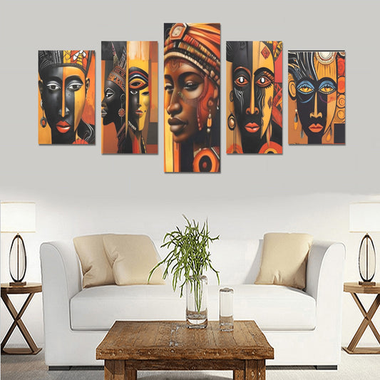 R&RH Tribal Canvas Art