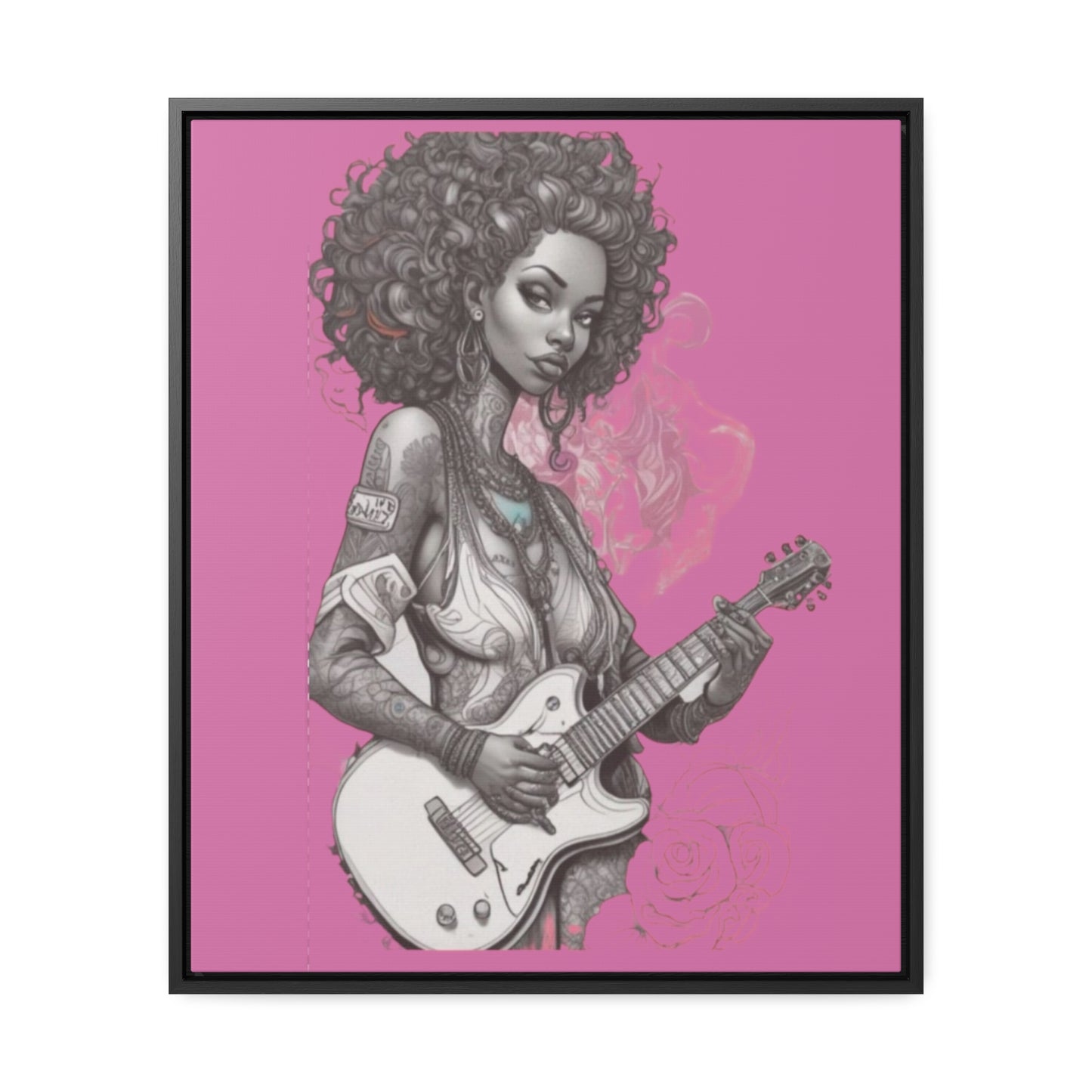 R&RH Guitar Girl Portrait Frame