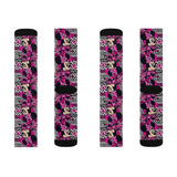 R_RH Caricature Pink Sublimation Socks