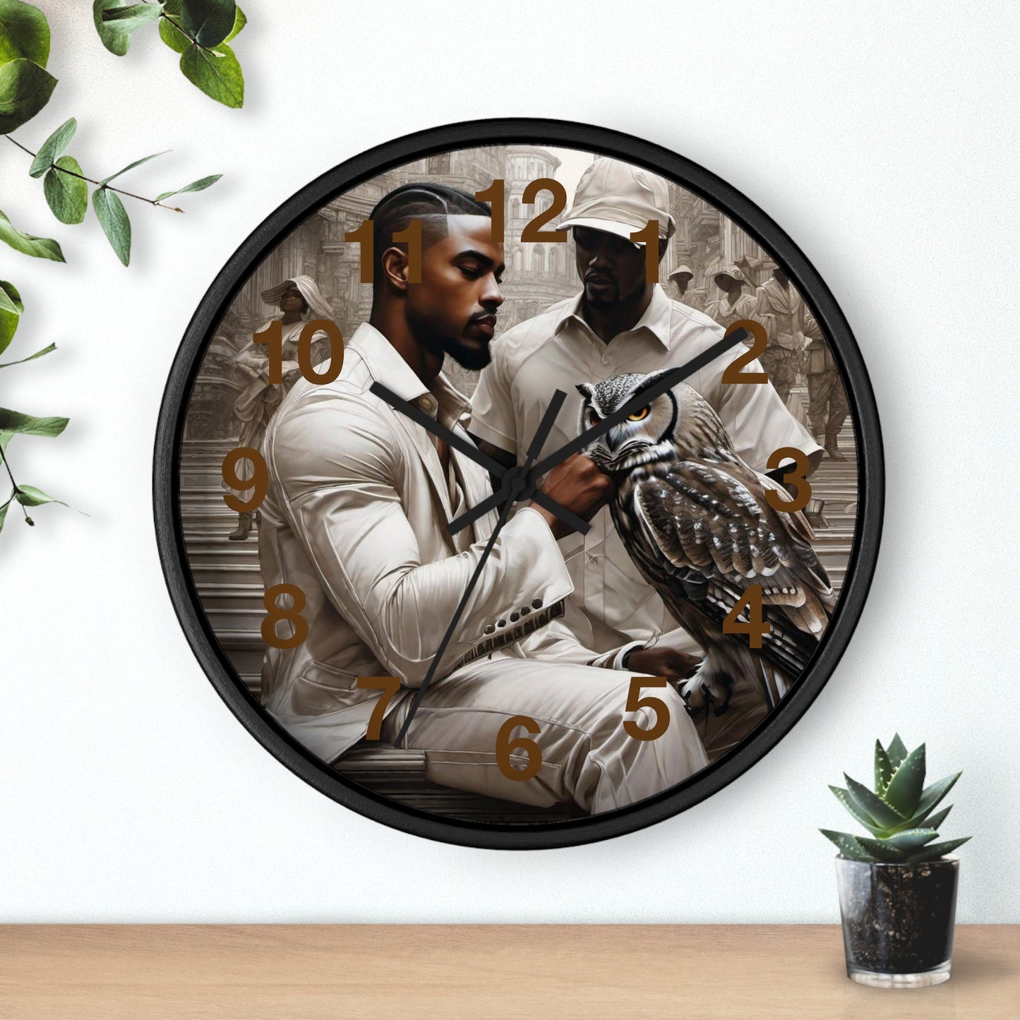 The Owl & Friend Wall Clock