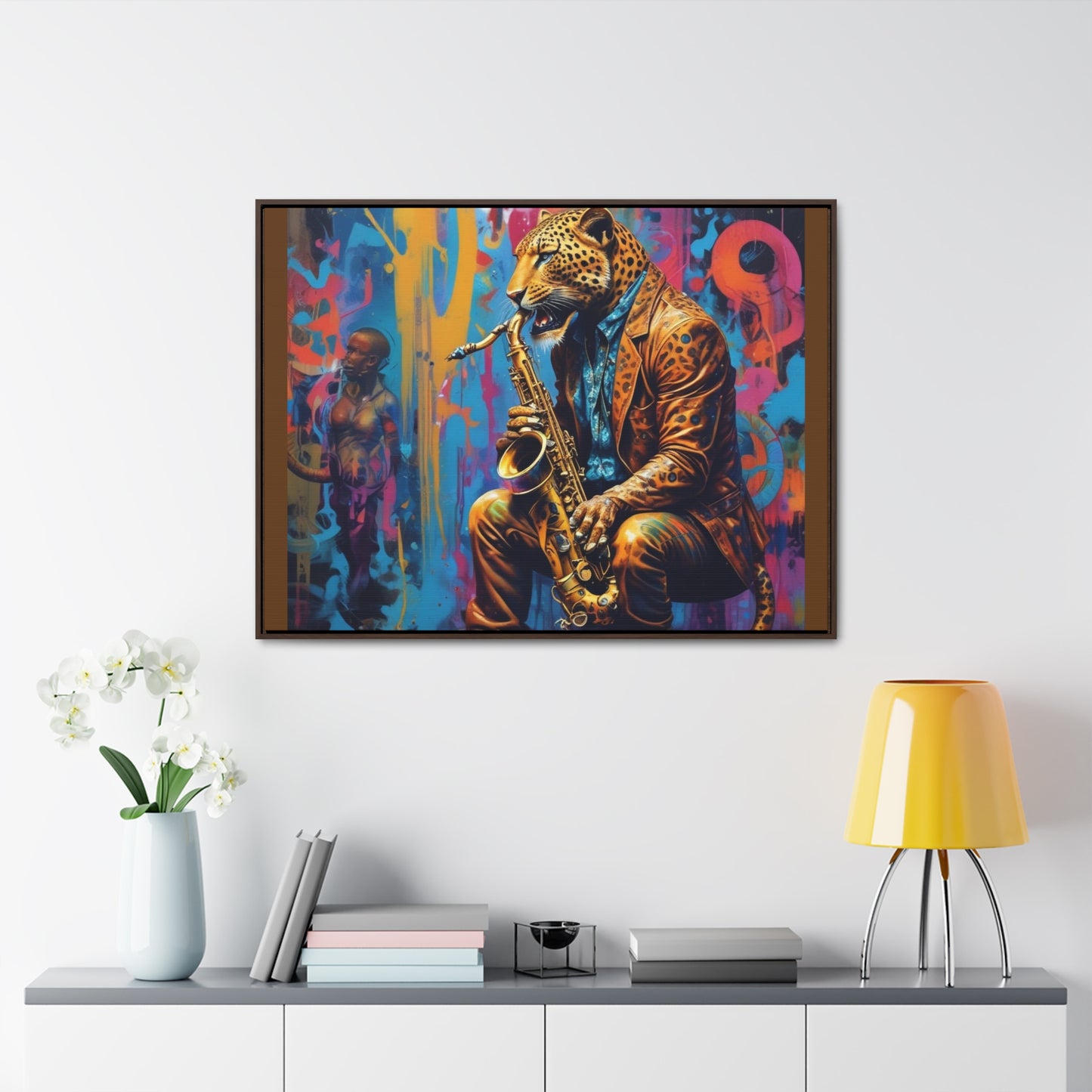 RRH Leopard Jazz Band Canvas