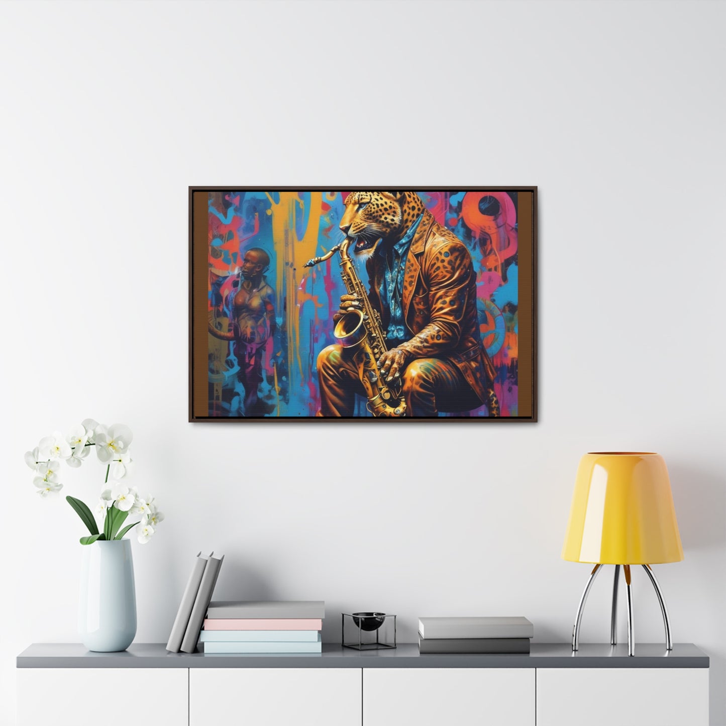 RRH Leopard Jazz Band Canvas