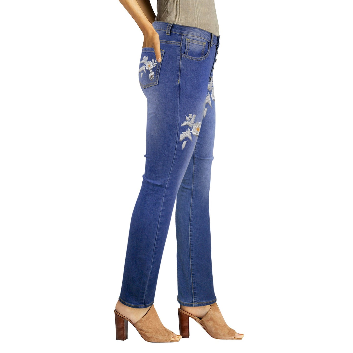 R&RH Flower Women's Jeans