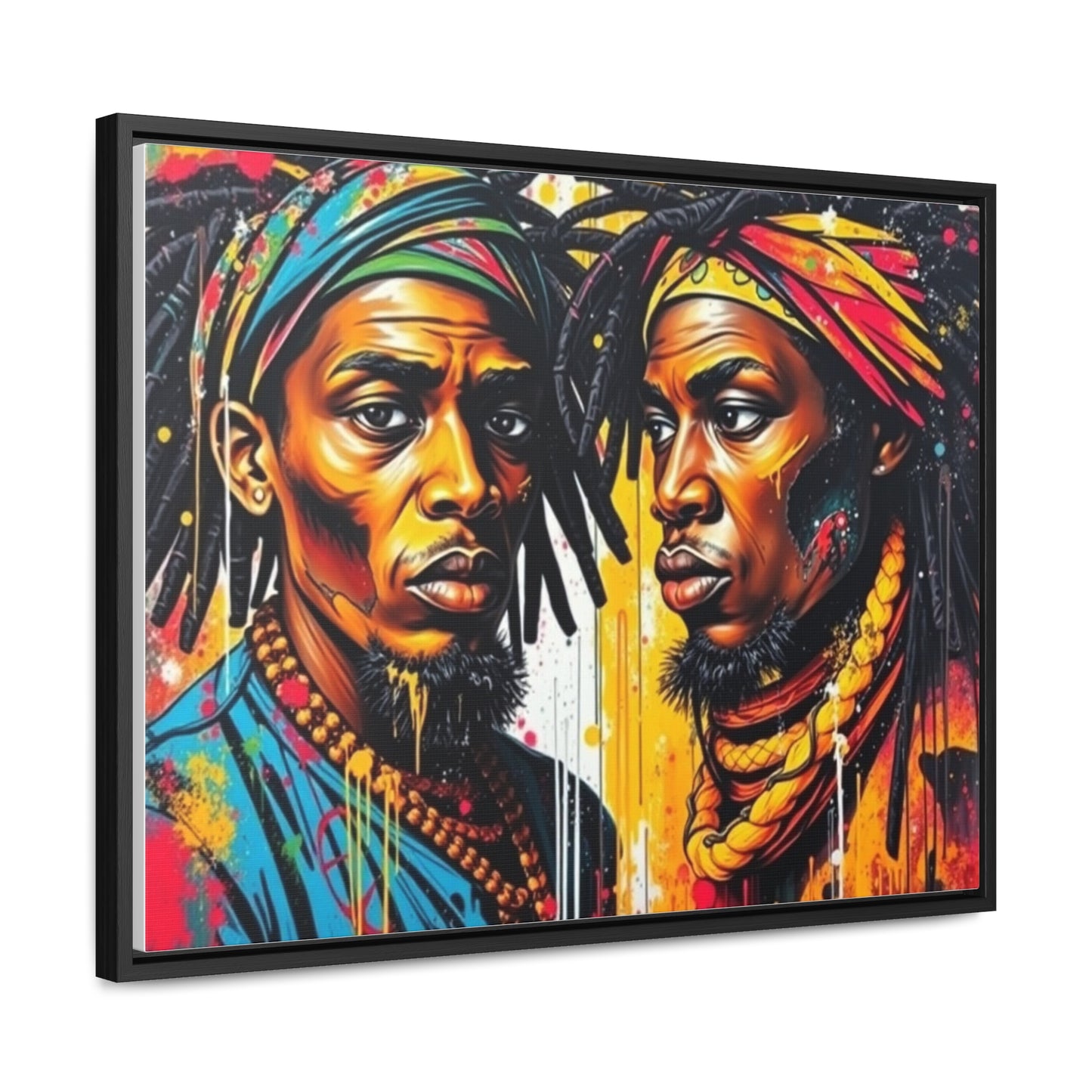 R&RH Cultural Art Gallery Canvas Wrap - Vibrant African Heritage