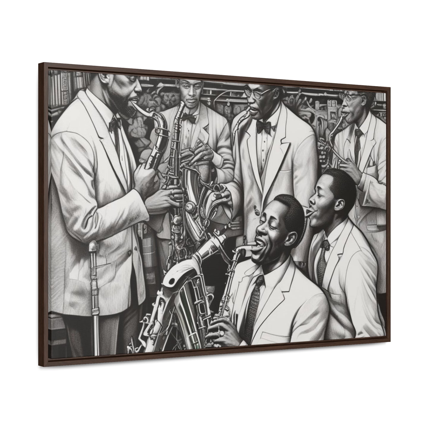 RRH Black/White Jazz Canvas