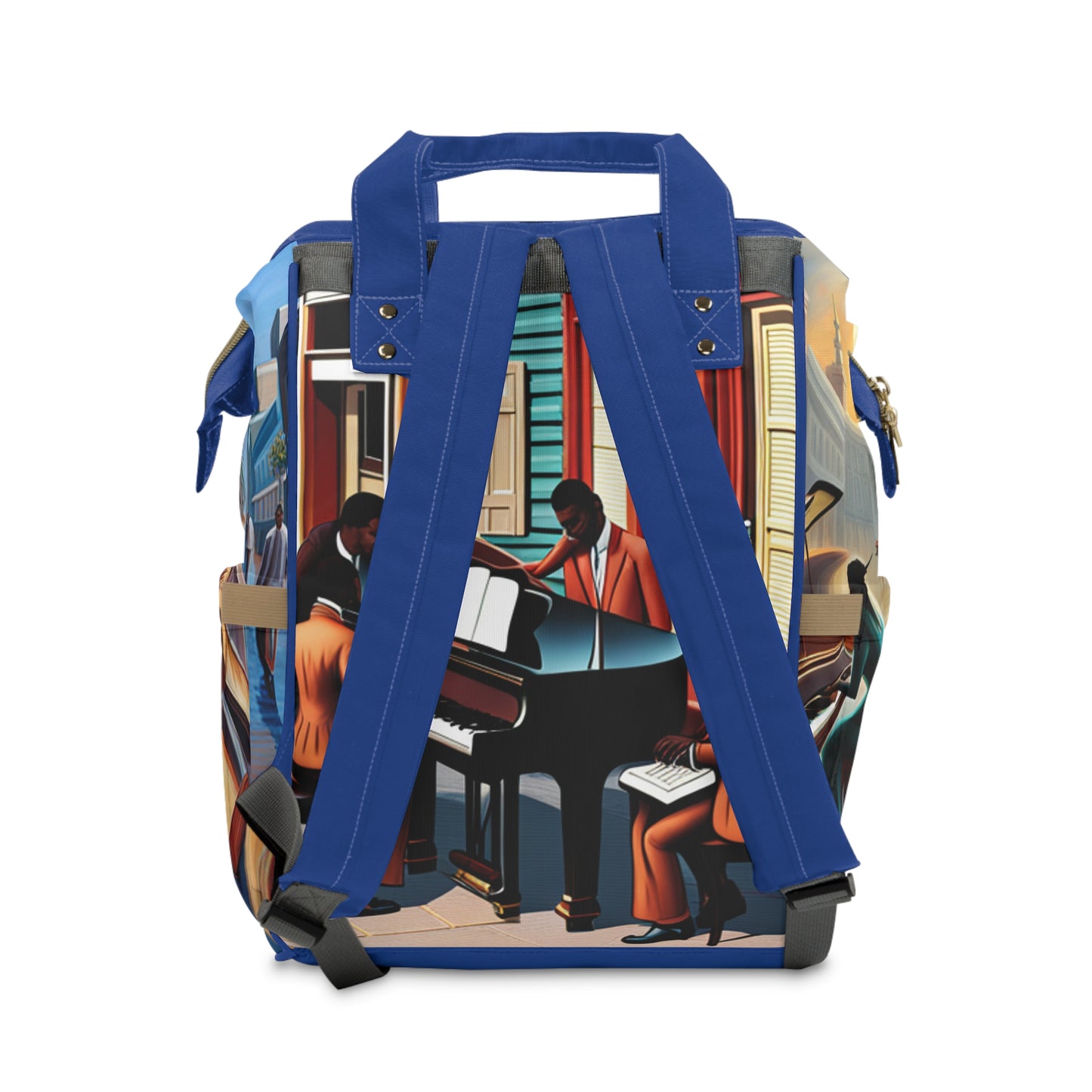 R_RH Multifunctional Jazz Diaper Backpack