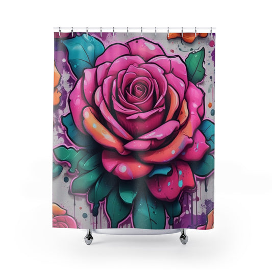 R&RH Floral Shower Curtains