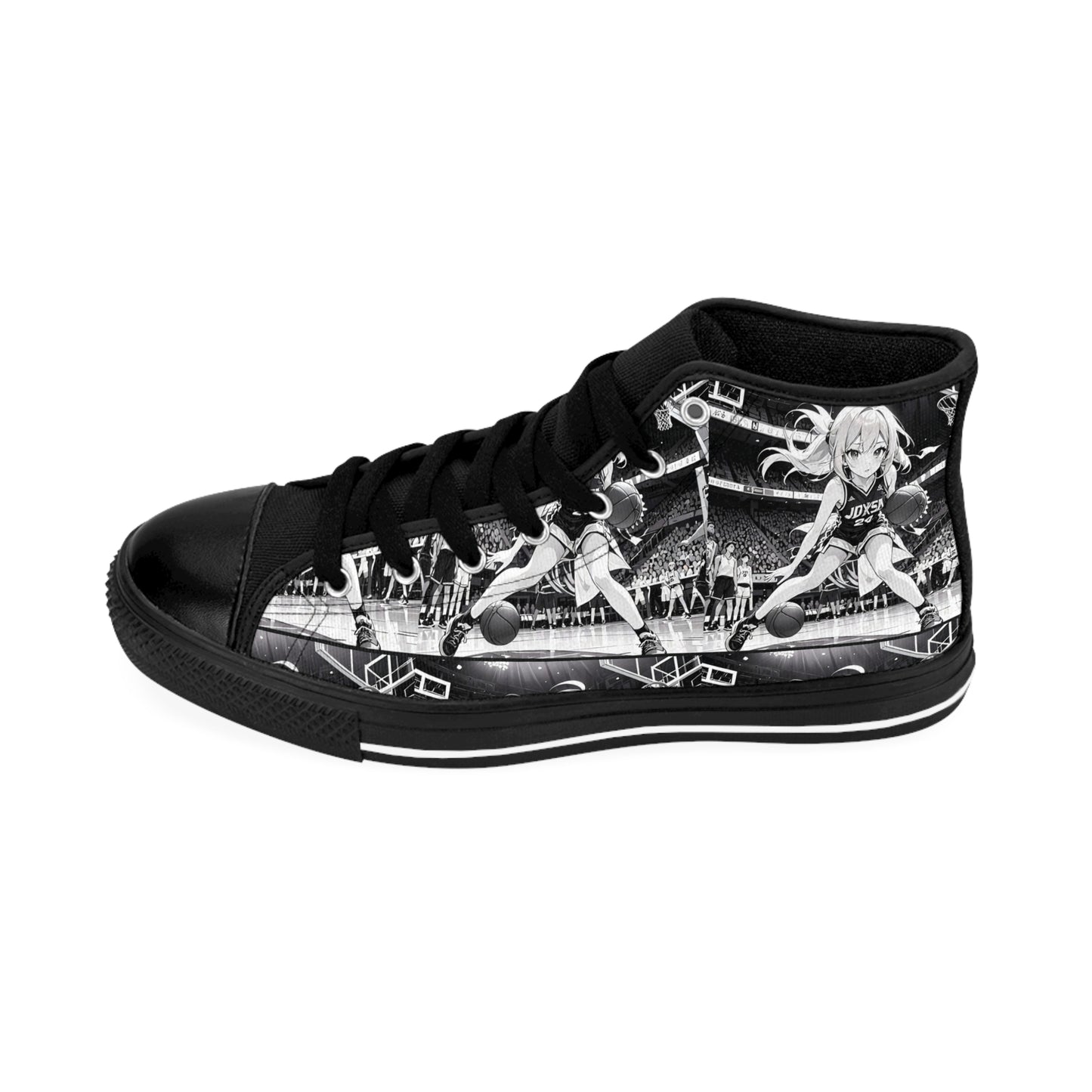 R&RH Stylish High-Top Women's Classic Sneakers-Basketball Design for Sporty Vibes