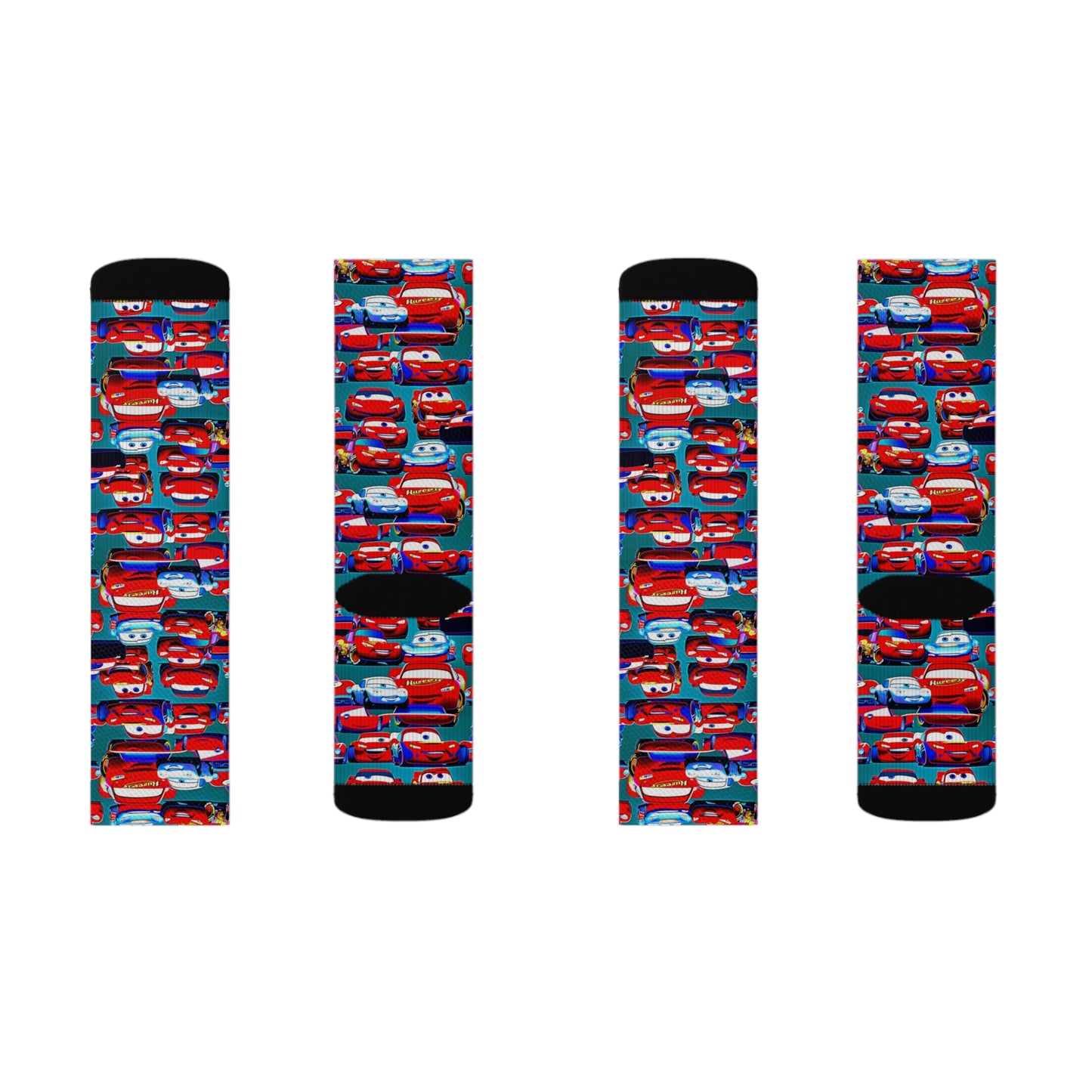 R&RH Cars Sublimation Socks