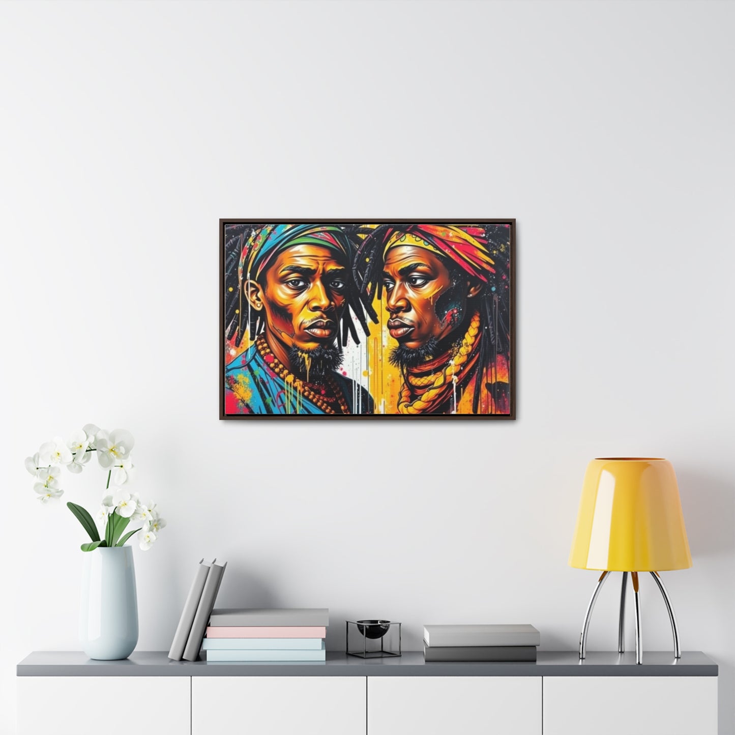 R&RH Cultural Art Gallery Canvas Wrap - Vibrant African Heritage