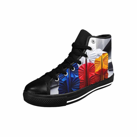 R&RH Multicolor Men's Aquila High Top Canvas Shoes