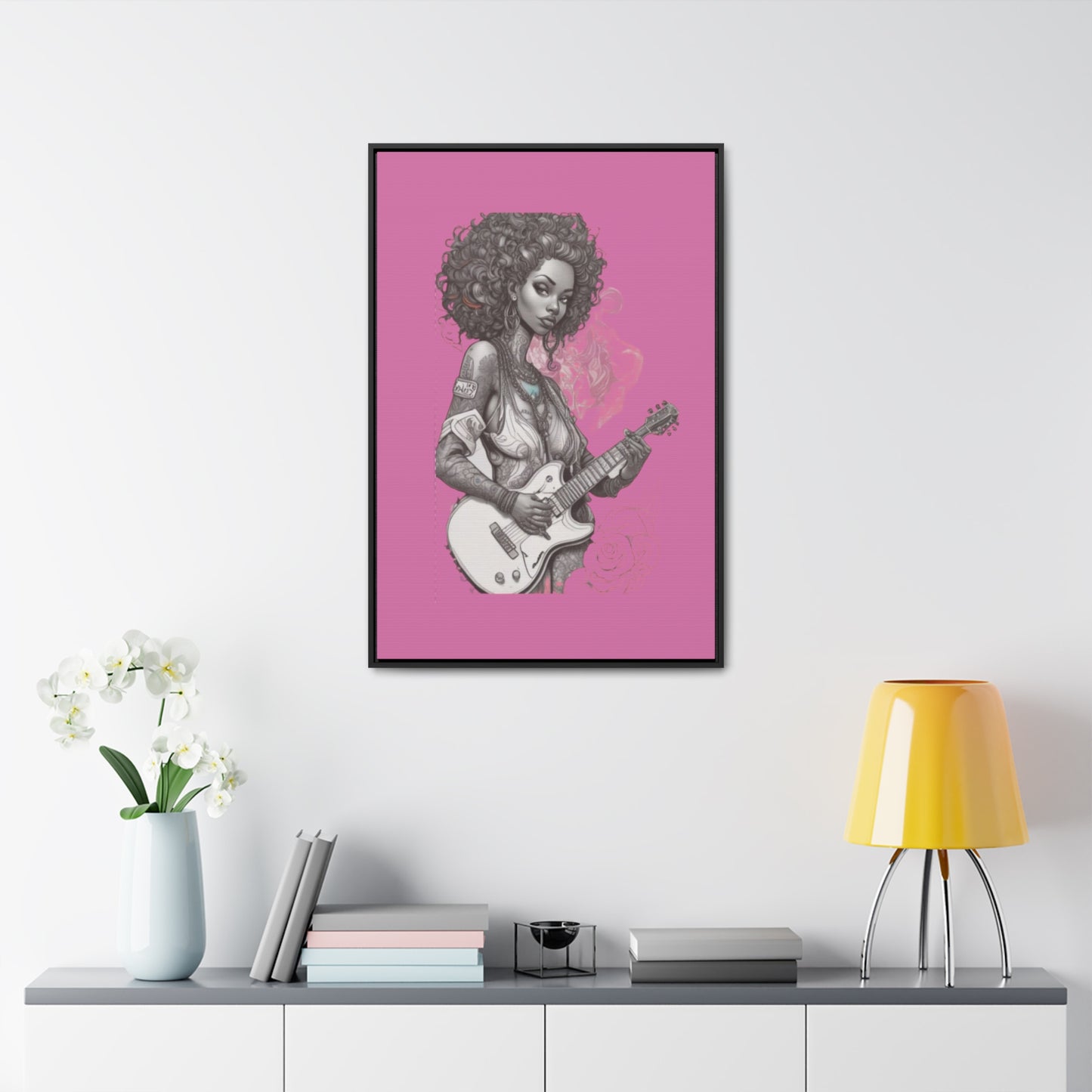 R&RH Guitar Girl Portrait Frame