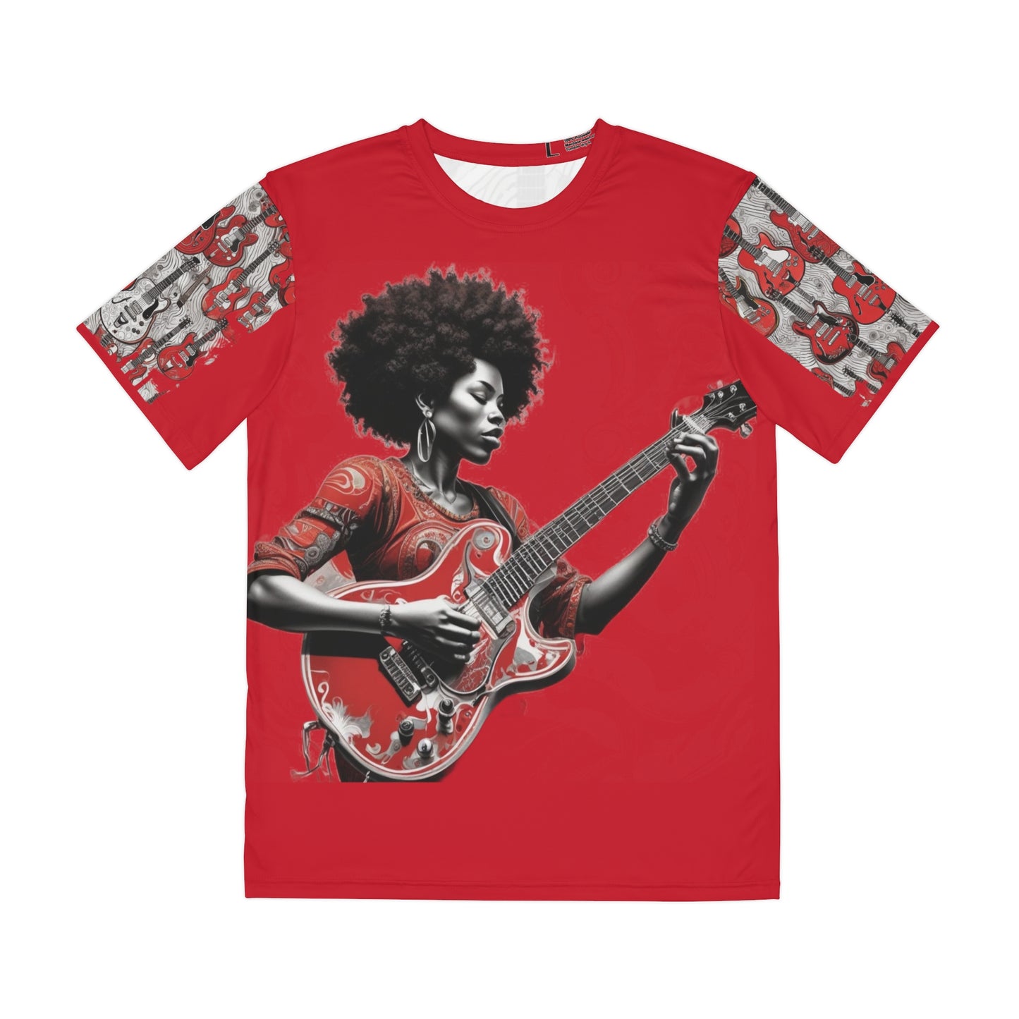 RRH Women's Red Guitar's Tee