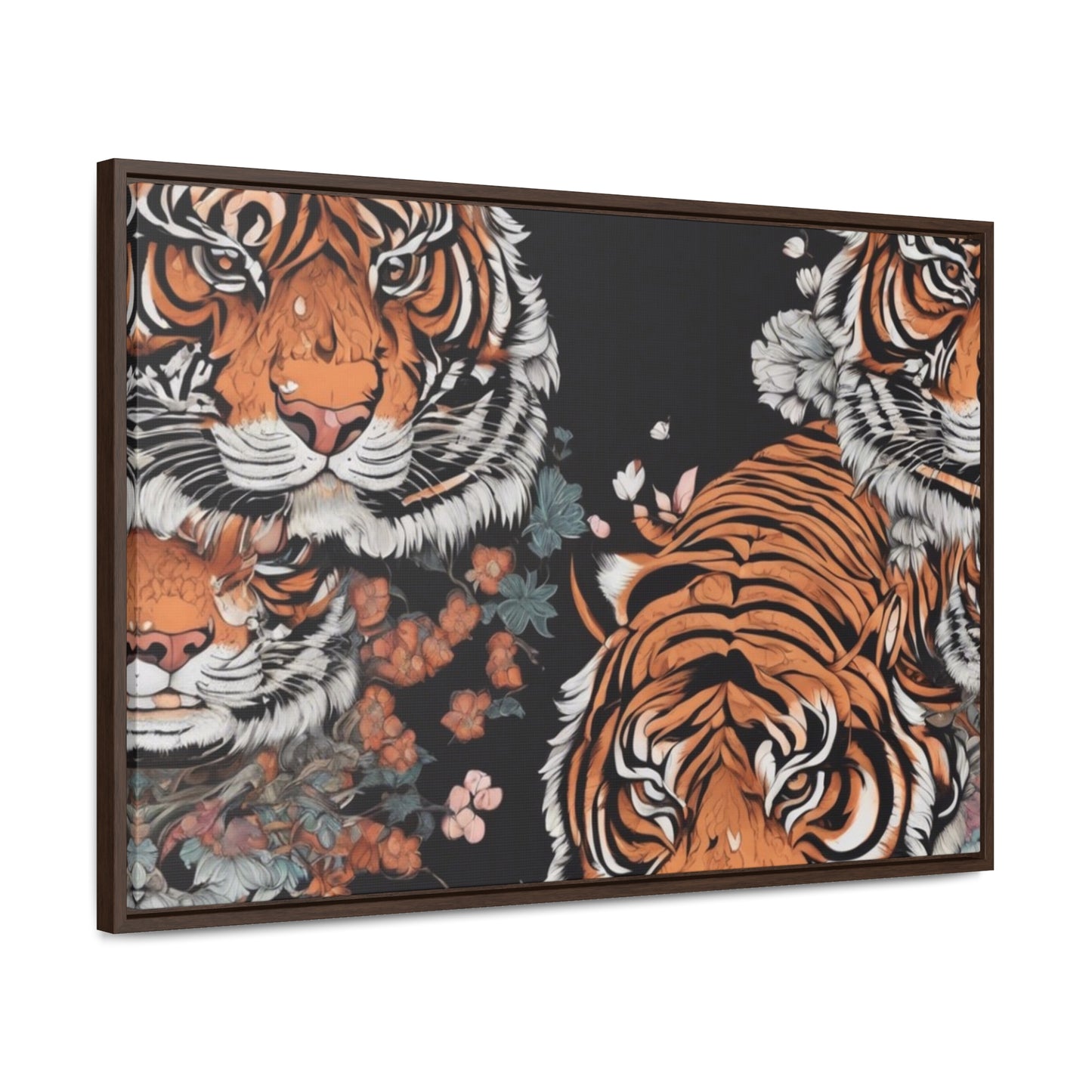 R&RH Vibrant Tiger Gallery Canvas Wrap - Nature-Inspired Wall Art for Home Décor