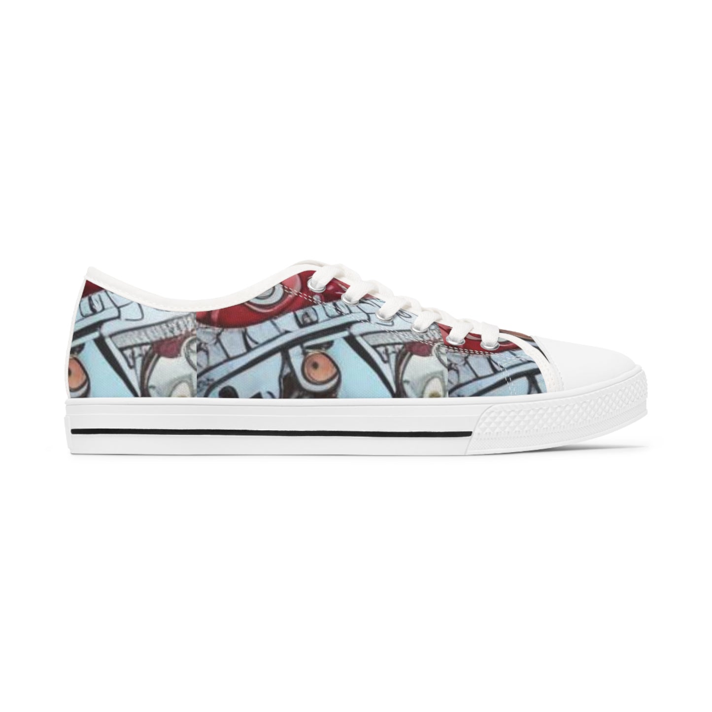 R&RH Abstract Color Women's Low Top Sneakers