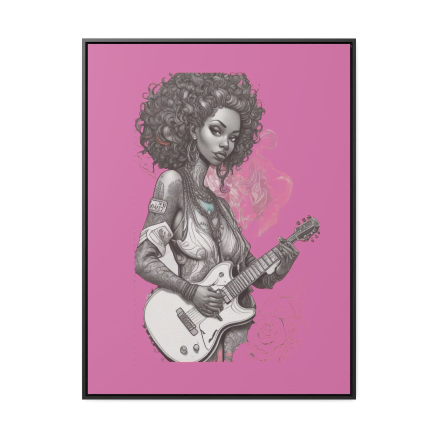 R&RH Guitar Girl Portrait Frame