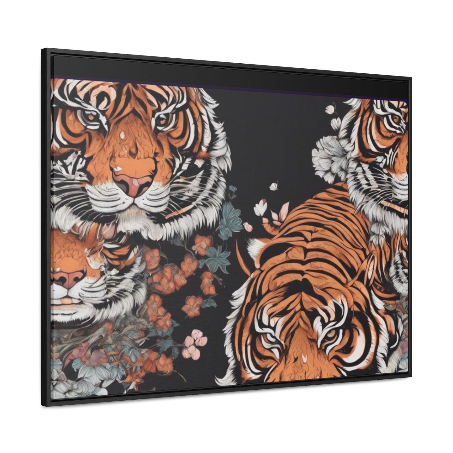 R&RH Vibrant Tiger Gallery Canvas Wrap - Nature-Inspired Wall Art for Home Décor