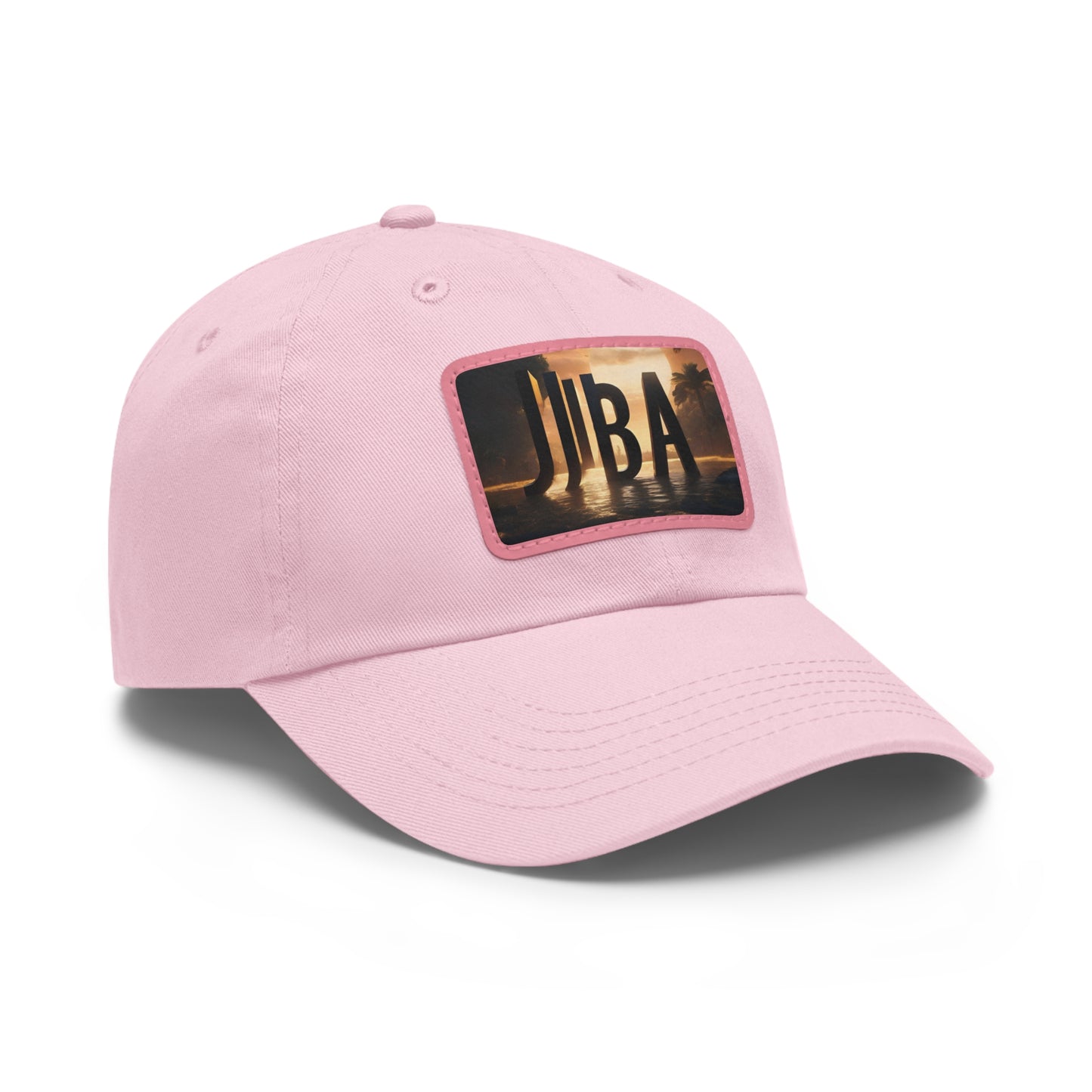 R_RH Juba Dad Hat with Leather Patch