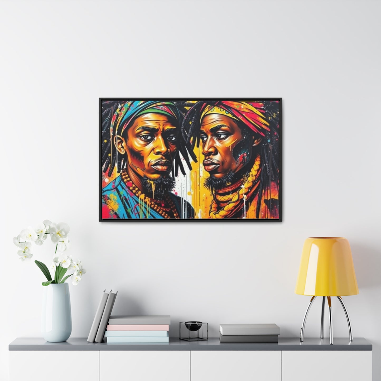 R&RH Cultural Art Gallery Canvas Wrap - Vibrant African Heritage