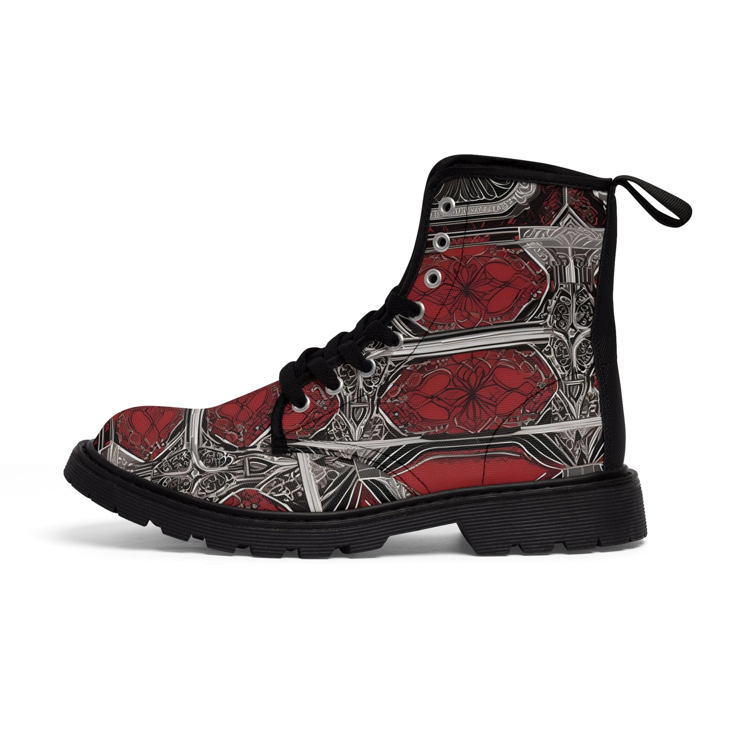 R&RH Men's Red Abstract Boots