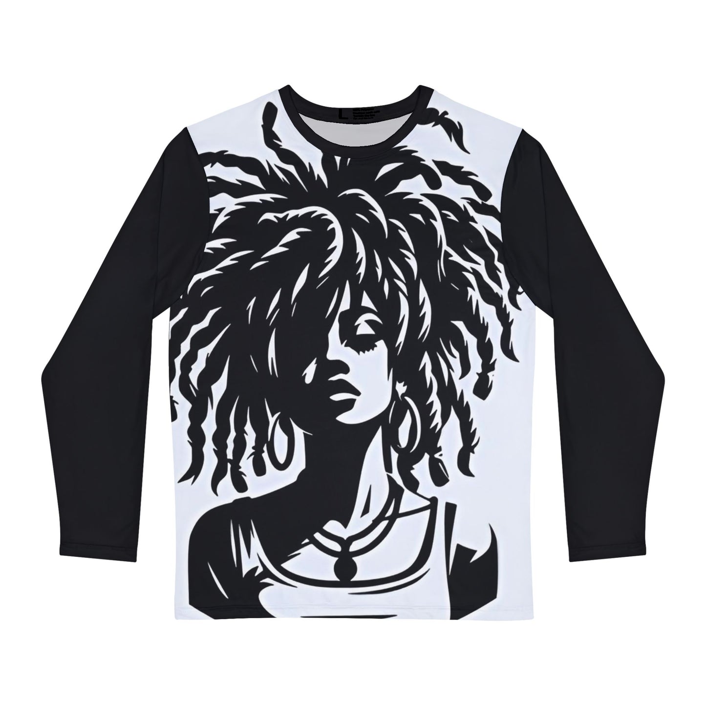 R&RH Urban Vibe Unisex Long Sleeve Shirt with Artistic Black & White Design