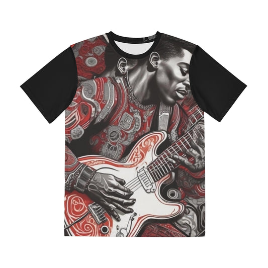 RRH Men's Guitar Player Black Tee