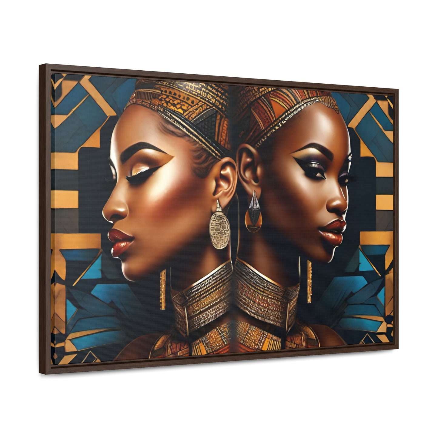 R&RH Twins Art Canvas Horizontal Frame