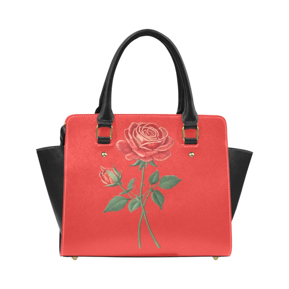 R&RH Red Roses Classic Womens Shoulder Handbag