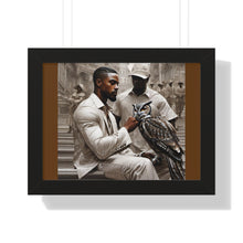 Load image into Gallery viewer, The Owl &amp; Friend Framed Horizontal Poster

