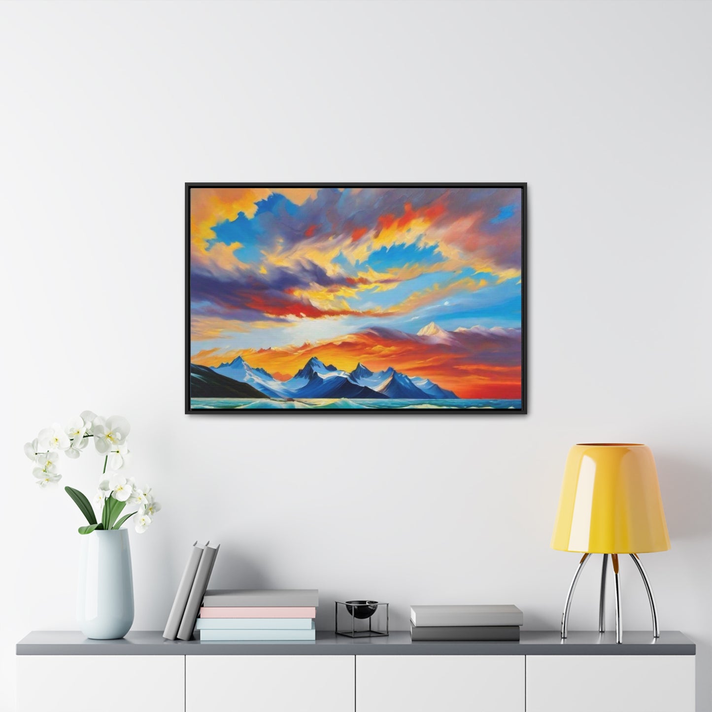 R_RH Glacier  Sky Gallery Canvas