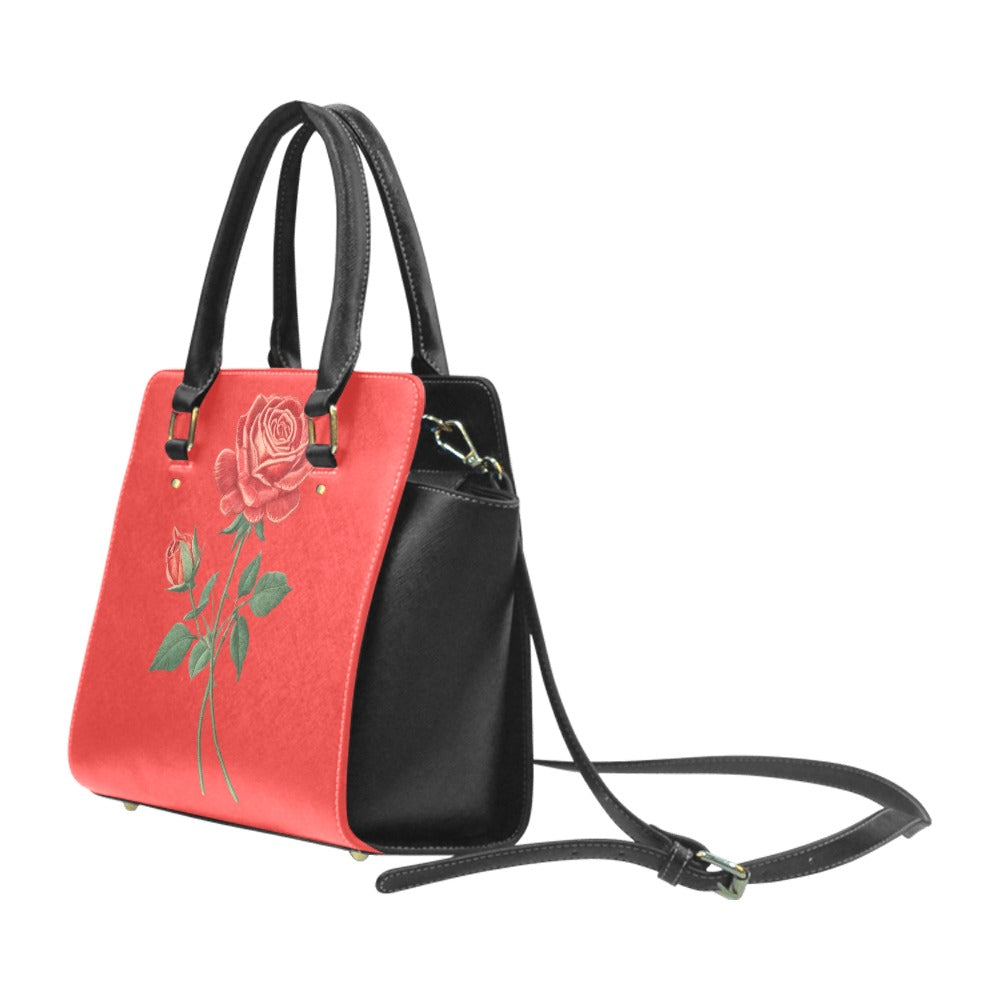 R&RH Red Roses Classic Womens Shoulder Handbag